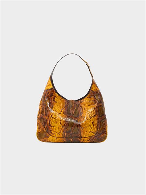 gucci python disco bag|Gucci python bag yellow.